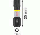 Punta PRO Torx Impact, T40, 25 mm, 2 uds.