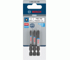 Punta PRO PH Impact, PH1 x 55, PH2 x 55, PH3 x 55 mm, 3 uds.