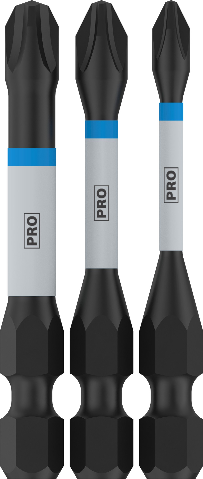Punta PRO PH Impact, PH1 x 55, PH2 x 55, PH3 x 55 mm, 3 uds.