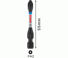 Broca PRO Phillips Impact, PH2, 55 mm, 2 uds.