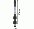 Broca PRO Phillips Impact, PH2, 55 mm, 5 uds.