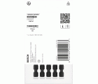 Punta PRO Robertson Impact, R2, 55 mm, 5 uds.