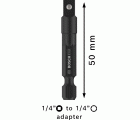 PRO Socket Adapter con conexión de bola, 1/4", 50 mm