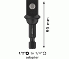 PRO Socket Adapter con conexión de bola, 1/2", 50 mm
