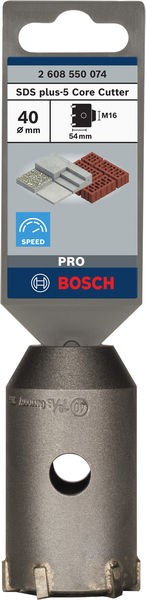 PRO SDS plus-5 Core Cutter, 40 x 50 x 72 mm