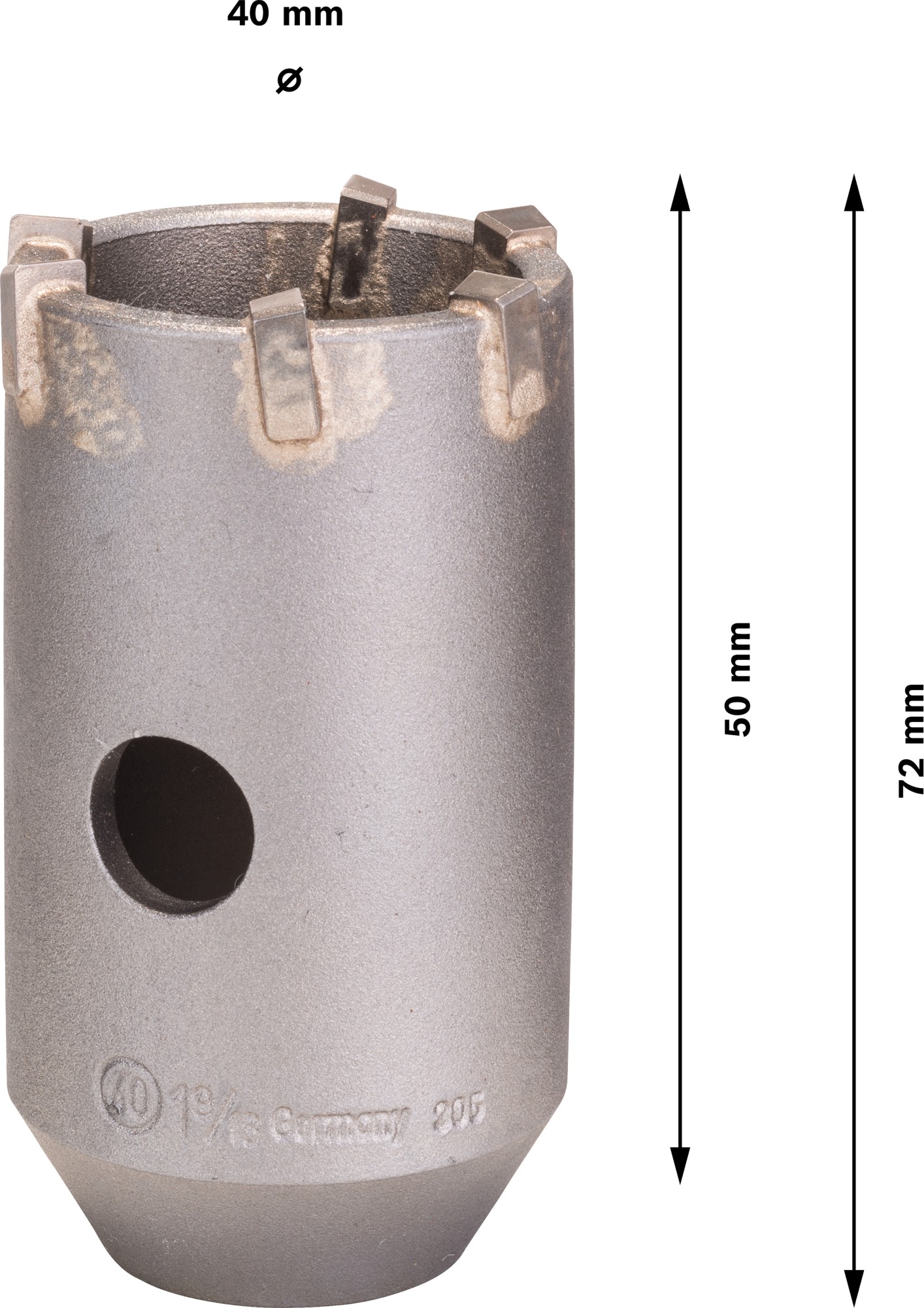 PRO SDS plus-5 Core Cutter, 40 x 50 x 72 mm