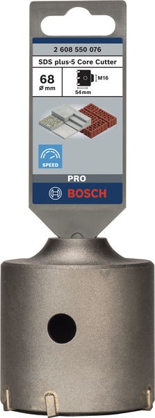 PRO SDS plus-5 Core Cutter, 68 x 50 x 80 mm