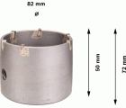 PRO SDS plus-5 Core Cutter, 82 x 50 x 80 mm