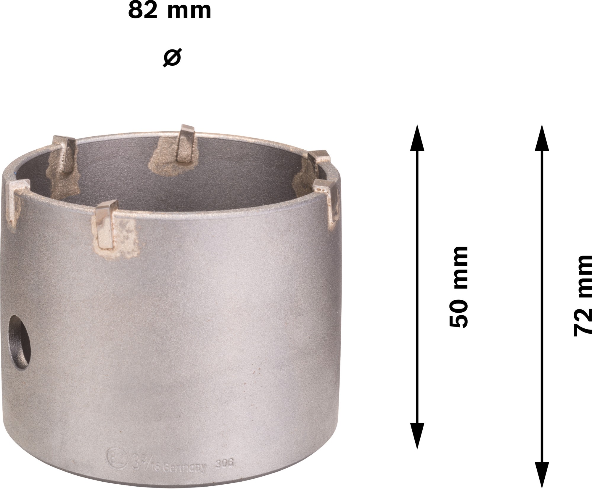 PRO SDS plus-5 Core Cutter, 82 x 50 x 80 mm