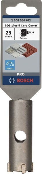 PRO SDS plus-5 Core Cutter, 25 x 50 x 72 mm