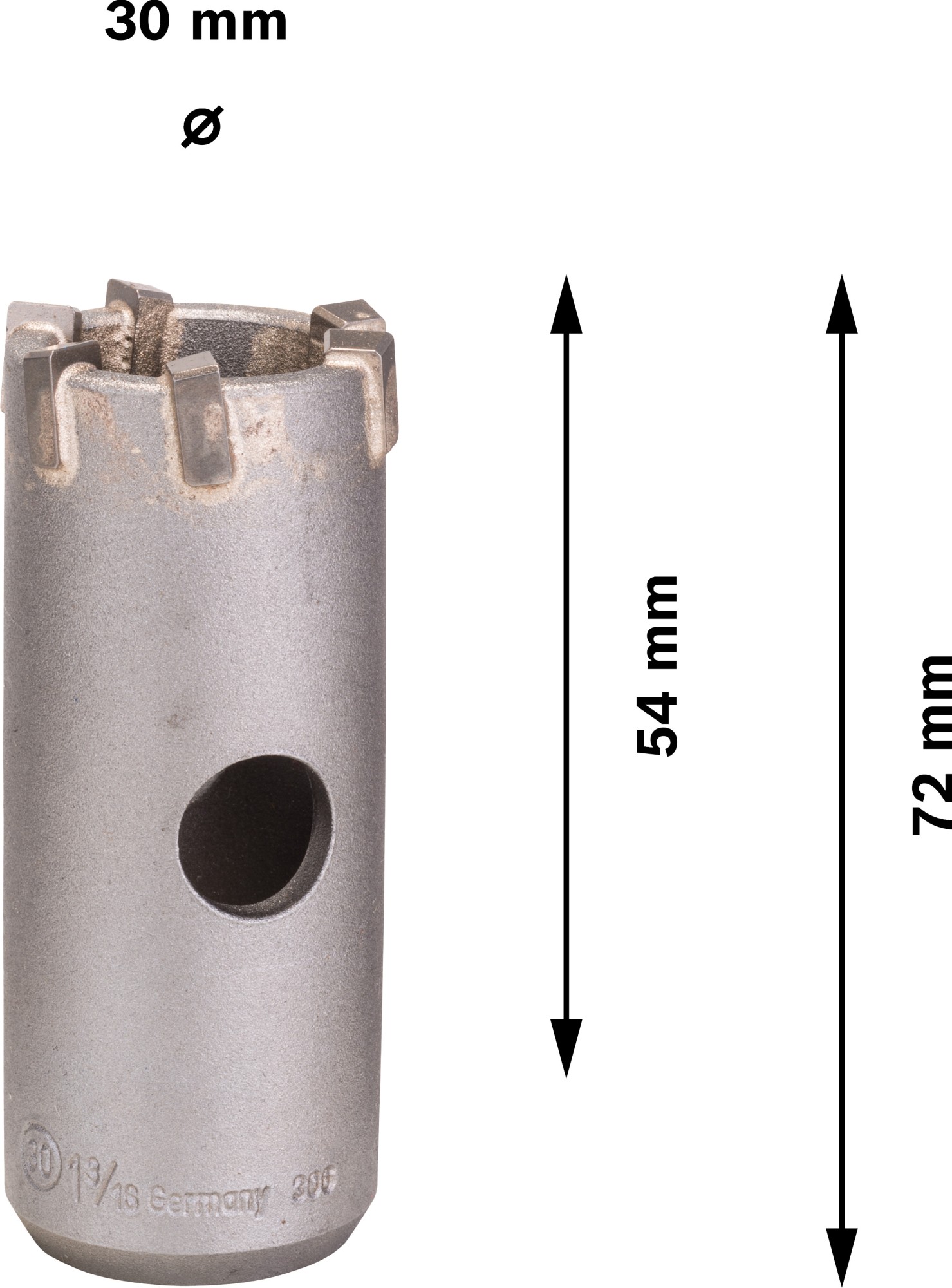 PRO SDS plus-5 Core Cutter, 30 x 50 x 72 mm