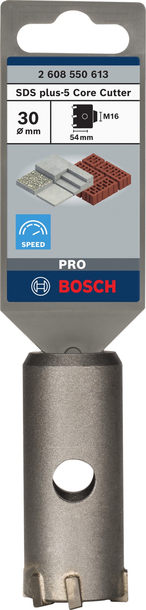 PRO SDS plus-5 Core Cutter, 30 x 50 x 72 mm