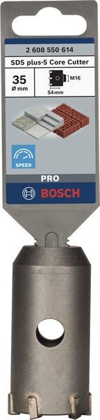 PRO SDS plus-5 Core Cutter, 35 x 50 x 72 mm