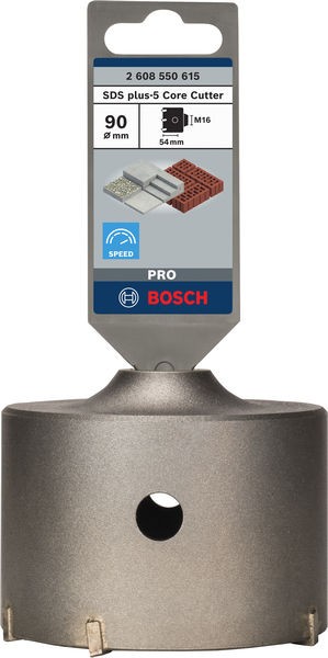 PRO SDS plus-5 Core Cutter, 90 x 50 x 72 mm