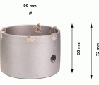 PRO SDS plus-5 Core Cutter, 90 x 50 x 72 mm