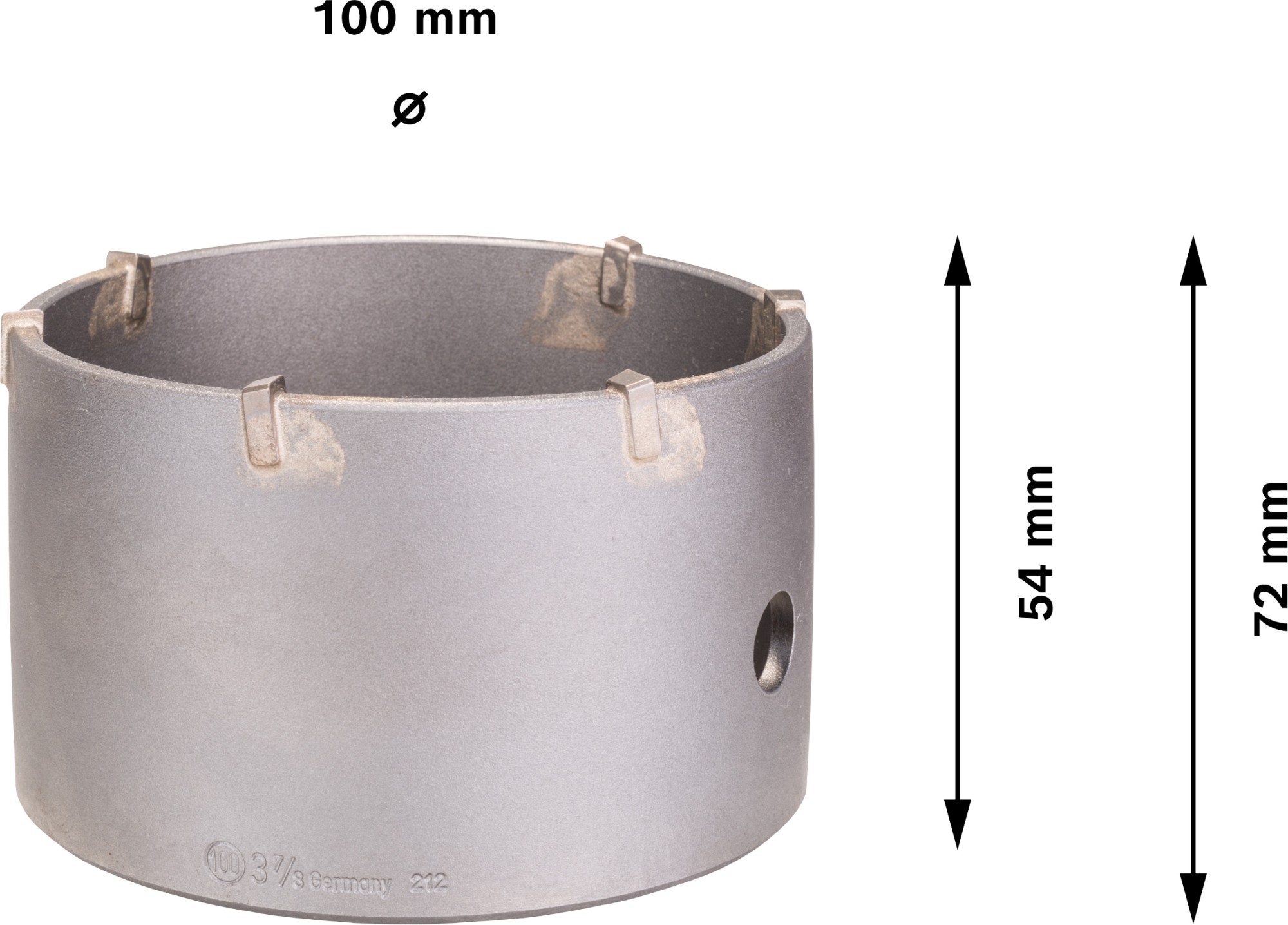 PRO SDS plus-5 Core Cutter, 100 x 50 x 72 mm