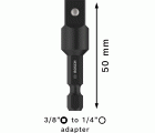 PRO Socket Adapter con conexión de pasador, 3/8", 50 mm