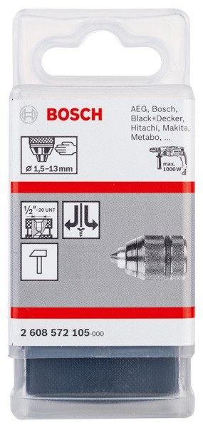 Portabrocas de sujeción rápida hasta 13 mm