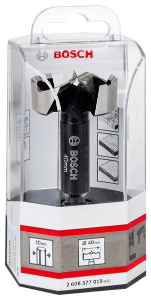 Broca fresadora para madera, 40 mm