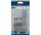 PRO Impact Set con broca Multi Construction e índice Pick and Click, PH2 x 50 mm, PZ2 x 50 mm, T20 x 50 mm, T25 x 50 mm, T30 x 50 mm, MC 5/6/8 x 50 mm, 8 unidad