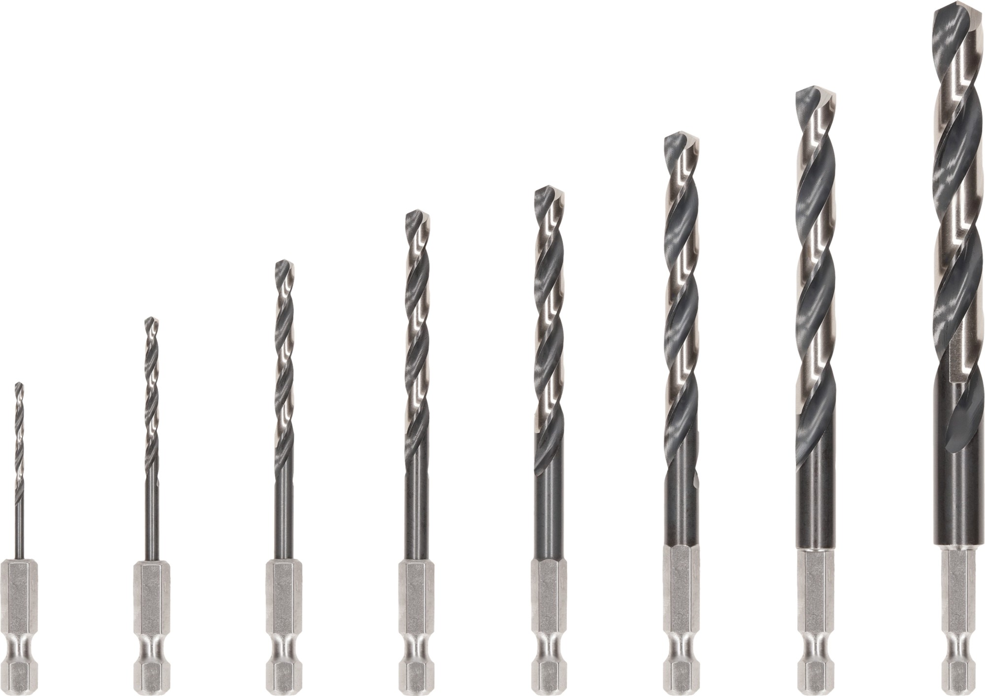 Set de brocas helicoidales PRO Metal HSS-G Impact, 8 uds.