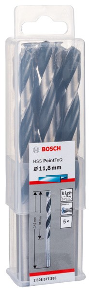 Broca helicoidal HSS PointTeQ 11,8 mm