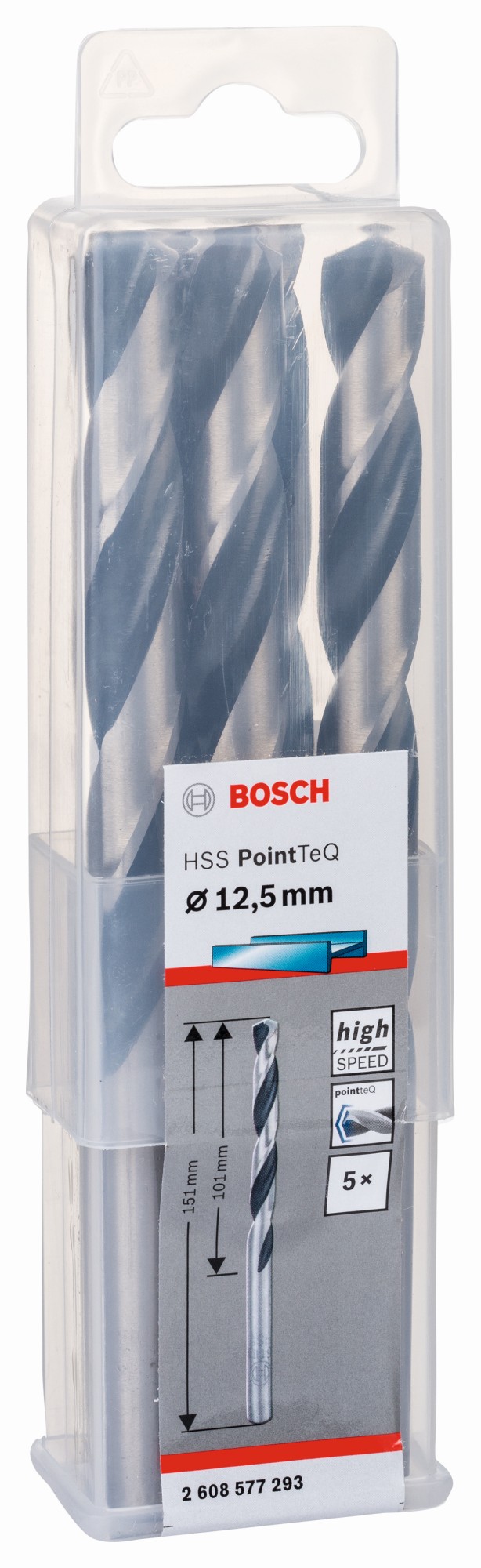 Broca helicoidal HSS PointTeQ 12,5 mm