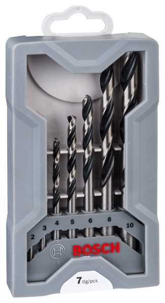 Set Mini-X-Line de 7 brocas helicoidales HSS PointTeQ de 2 - 8 mm