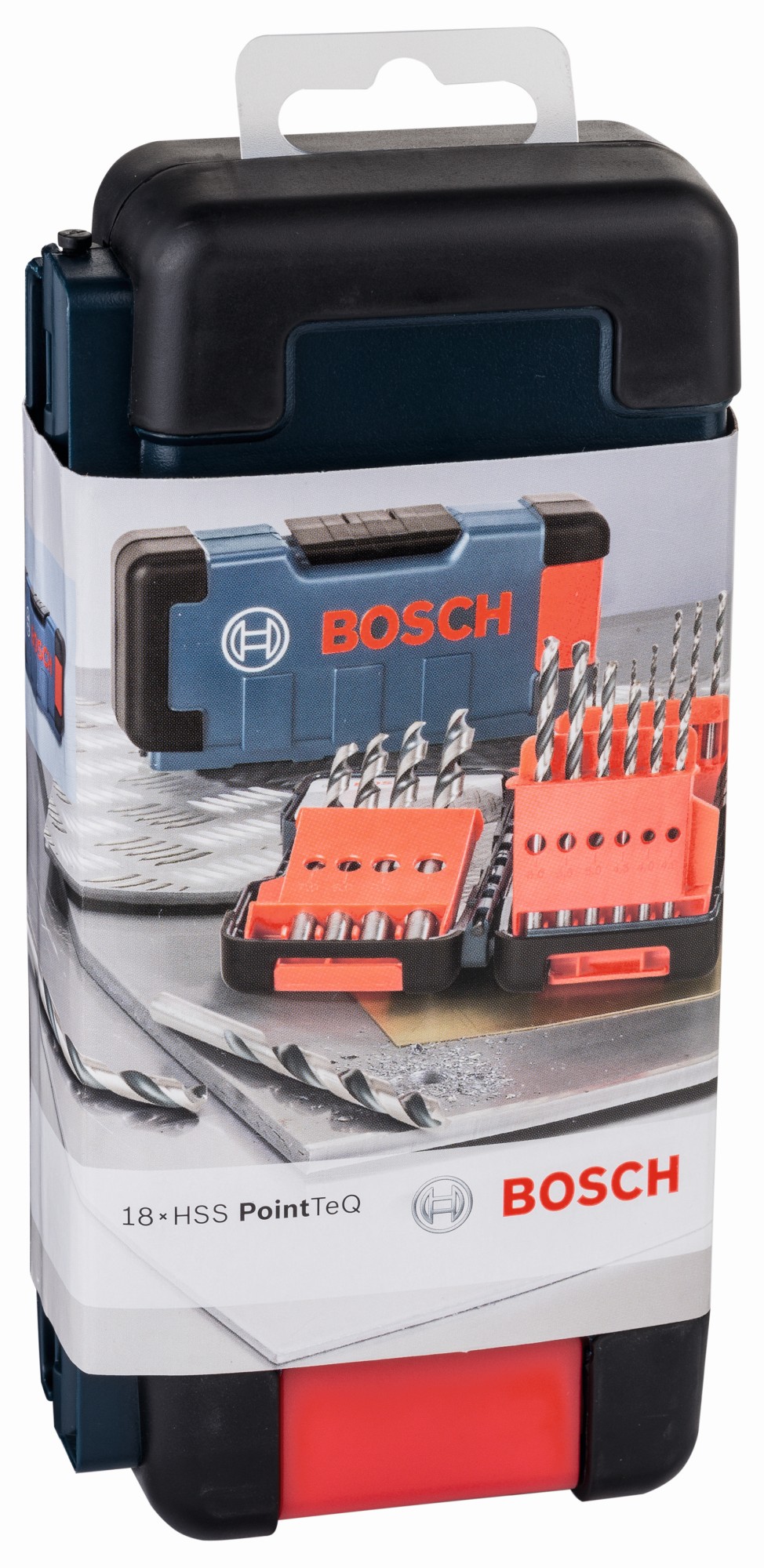 Set Tough Box de 18 brocas helicoidales HSS PointTeQ de 1 - 10 mm