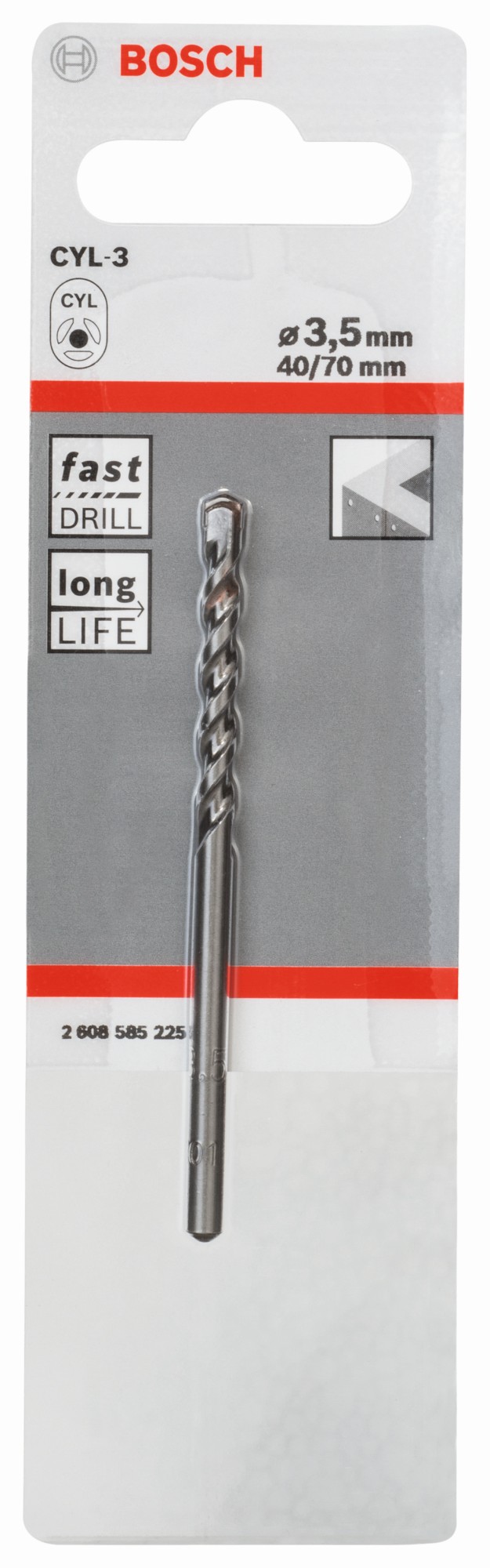 Brocas para hormigón CYL-3