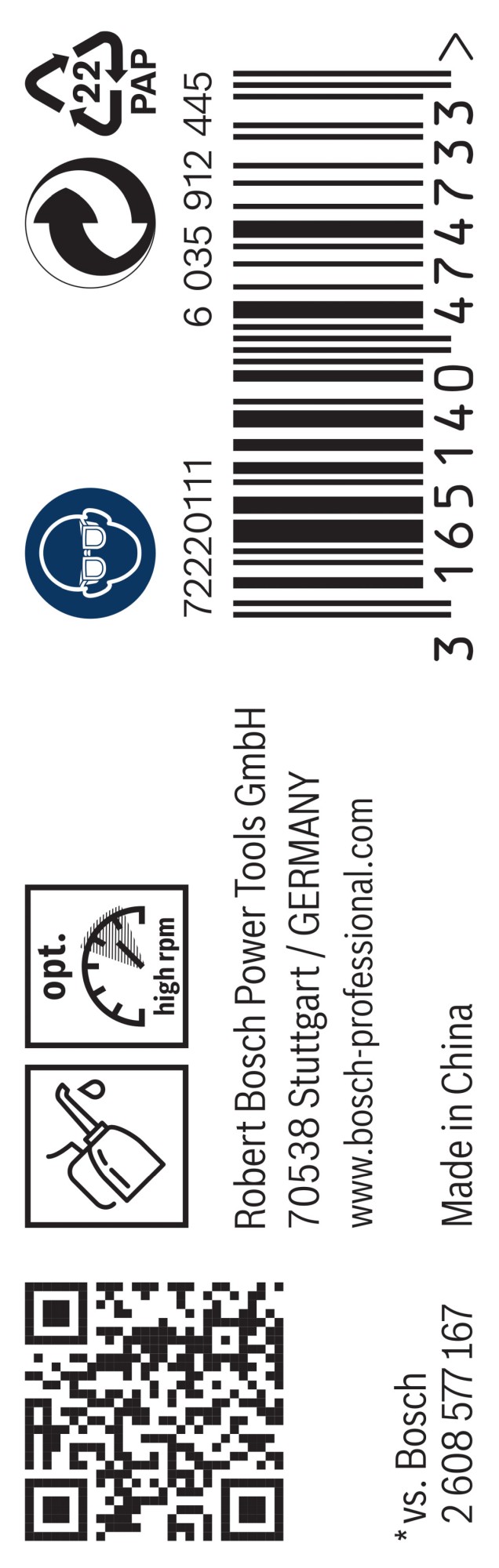 Broca helicoidal PRO Metal HSS-G, longitud estándar, 1,2 x 16 x 38 mm, 10 unidades