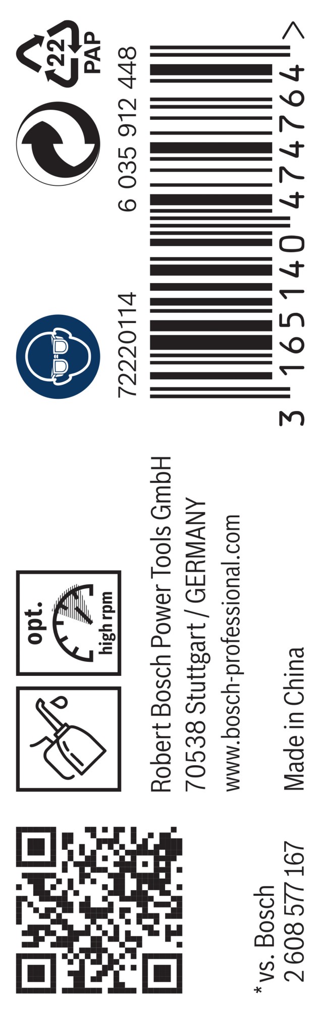 Broca helicoidal PRO Metal HSS-G, longitud estándar, 1,6 x 20 x 43 mm, 10 unidades