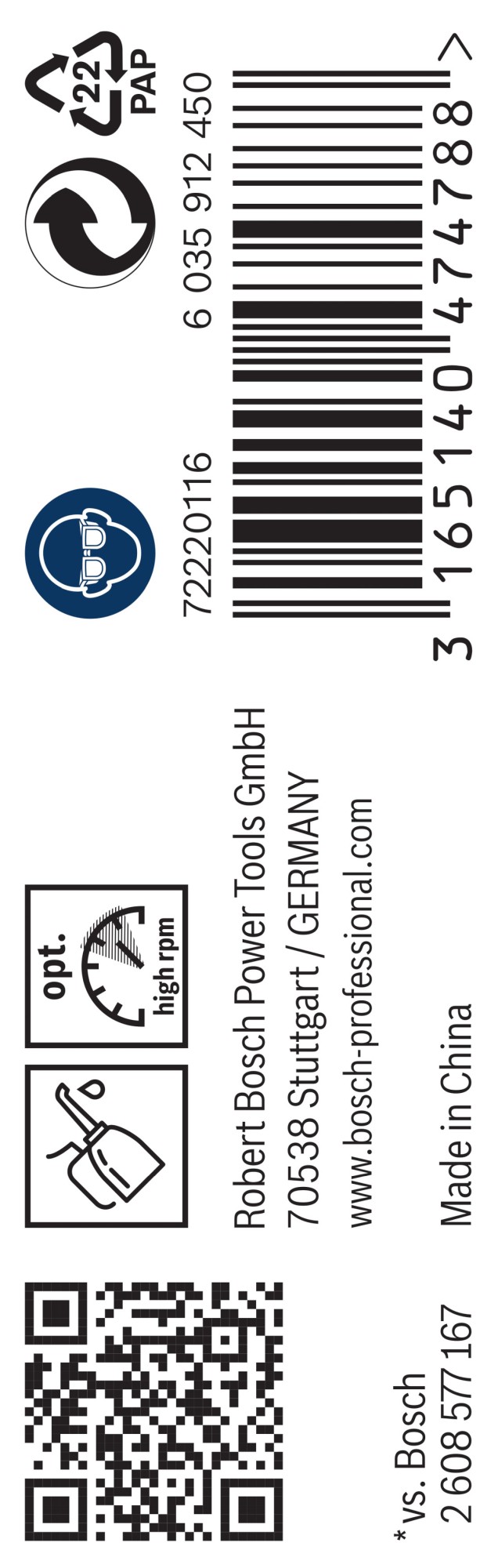 Broca helicoidal PRO Metal HSS-G, longitud estándar, 1,8 x 22 x 46 mm, 10 unidades