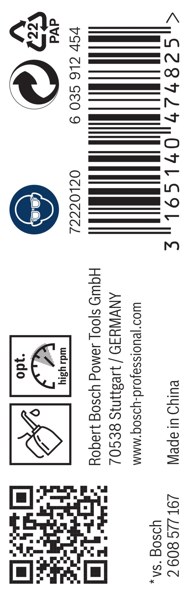 Broca helicoidal PRO Metal HSS-G, longitud estándar, 2,4 x 30 x 57 mm, 10 unidades