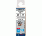 Broca helicoidal PRO Metal HSS-G, longitud estándar, 2,4 x 30 x 57 mm, 10 unidades