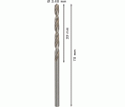 Broca helicoidal PRO Metal HSS-G, longitud estándar, 3,4 x 39 x 70 mm, 10 unidades