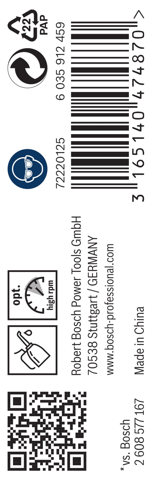 Broca helicoidal PRO Metal HSS-G, longitud estándar, 3,4 x 39 x 70 mm, 10 unidades