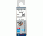 Broca helicoidal PRO Metal HSS-G, longitud estándar, 3,4 x 39 x 70 mm, 10 unidades