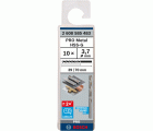 Broca helicoidal PRO Metal HSS-G, longitud estándar, 3,7 x 39 x 70 mm, 10 unidades