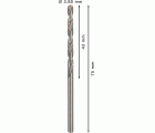 Broca helicoidal PRO Metal HSS-G, longitud estándar, 3,8 x 43 x 75 mm, 10 unidades
