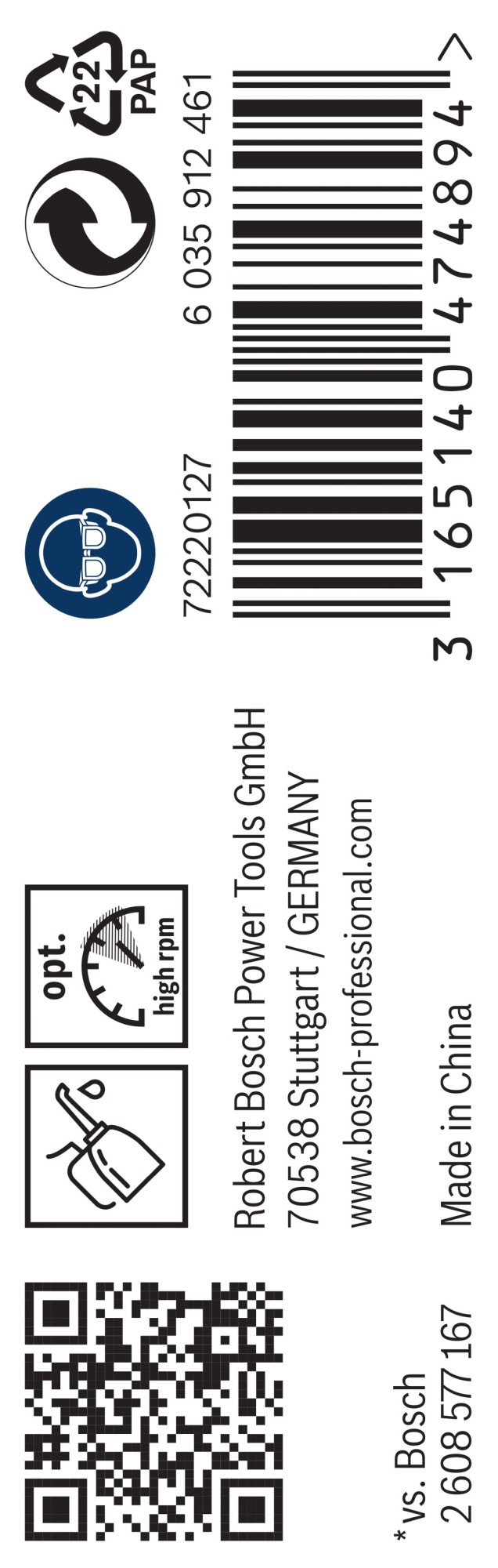 Broca helicoidal PRO Metal HSS-G, longitud estándar, 3,8 x 43 x 75 mm, 10 unidades