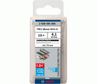 Broca helicoidal PRO Metal HSS-G, longitud estándar, 4,1 x 43 x 75 mm, 10 unidades