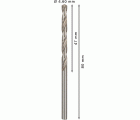 Broca helicoidal PRO Metal HSS-G, longitud estándar, 4,6 x 47 x 80 mm, 10 unidades