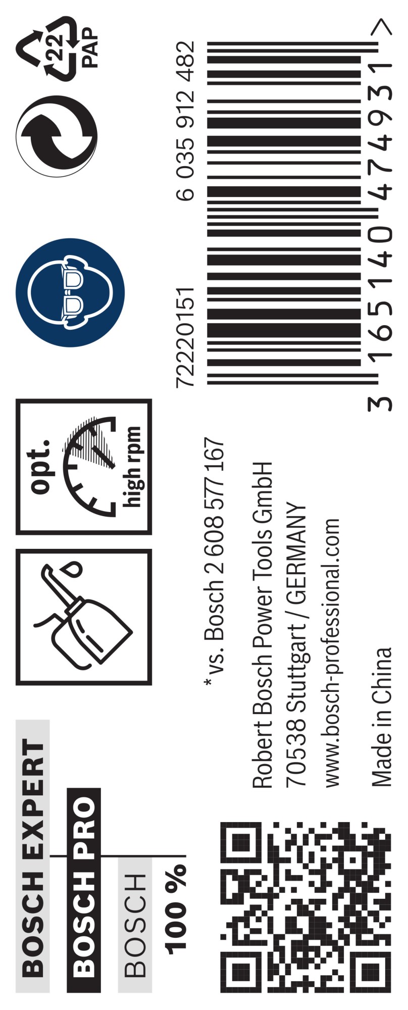 Broca helicoidal PRO Metal HSS-G, longitud estándar, 4,6 x 47 x 80 mm, 10 unidades