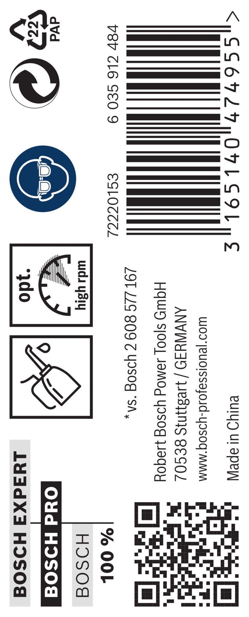 Broca helicoidal PRO Metal HSS-G, longitud estándar, 4,9 x 52 x 86 mm, 10 unidades
