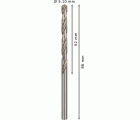 Broca helicoidal PRO Metal HSS-G, longitud estándar, 5,1 x 52 x 86 mm, 10 unidades