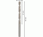 Broca helicoidal PRO Metal HSS-G, longitud estándar, 5,7 x 57 x 93 mm, 10 unidades