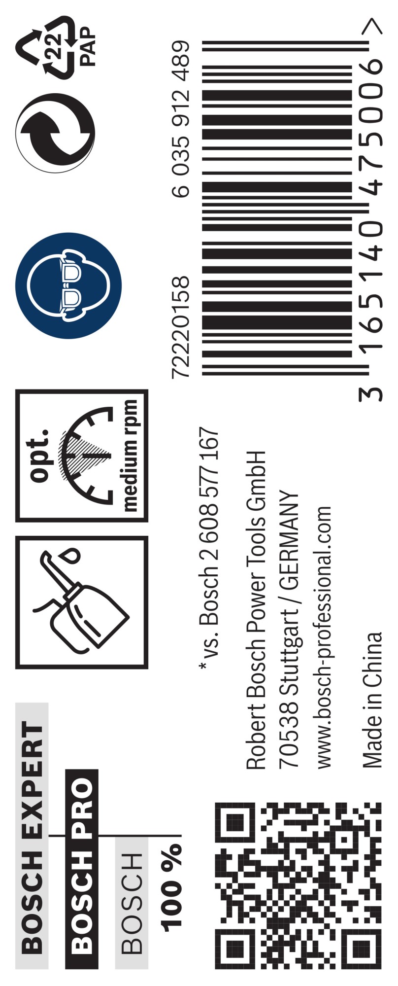 Broca helicoidal PRO Metal HSS-G, longitud estándar, 5,7 x 57 x 93 mm, 10 unidades