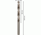 Broca helicoidal PRO Metal HSS-G, longitud estándar, 7,3 x 69 x 109 mm, 10 unidades