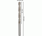 Broca helicoidal PRO Metal HSS-G, longitud estándar, 8,6 x 81 x 125 mm, 5 unidades